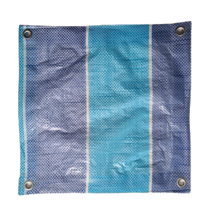Lona de rayas impermeable duradera de alta calidad de 50gsm a 300 Gsm PE Tarpaulin Market Stall Cortina hecha en Vietnam Fabricante - Product Image 6