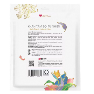 Serviette de Bain Tropicale Mamamy d'Origine Vietnamienne - Écologique 100% Fibre Naturelle OEM/ODM Séchage Rapide Grande Serviette de Bain Compressée Jetable - Product Image 2