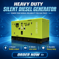 Generadores Diésel Silenciosos de Alta Resistencia 50/80/100/125/150/200kVA, Impulsados por Motor Cummins, Bajo Ruido, Monofásicos/Trifásicos, Grupo Electrógeno de Respaldo