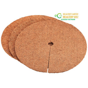 Eco2go Vietnam Coconut Fiber Mulch <b>Ring</b> for Garden Weed Control Moisture Retention Plant Stakes Simple Style - Product Image 2
