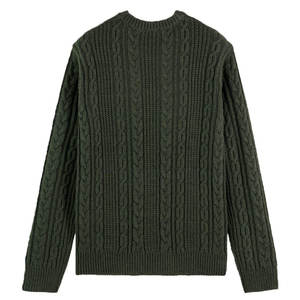 Pulls en coton tricoté 100 % pour hommes, respirants, à col rond, à manches longues, pour l'hiver, en mélange de coton basique – Vente en gros - Product Image 6