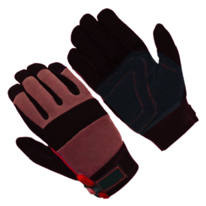 ถุงมือช่างยาง TPR แบบหนาพิเศษ ยี่ห้อ Amara เสริมหนังสังเคราะห์ บุ Nomex ข้อมือยางยืด ได้รับมาตรฐานความปลอดภัย CE - Product Image 4