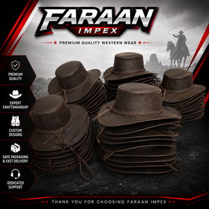 Sombrero de Vaquero Minimalista de Cuero Negro con Banda Lisa, Estilo Clásico del Oeste, Ala Ancha, para Montar a Caballo, para Hombre, para Actividades al Aire Libre - Product Image 6