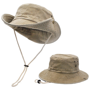 Sombrero de Pescador Unisex de Lona Vaquera, Color Sólido, Casual, Bordado a Mano, Plegable, para Viajes, Estilo Adulto, para las Cuatro Estaciones - Product Image 2
