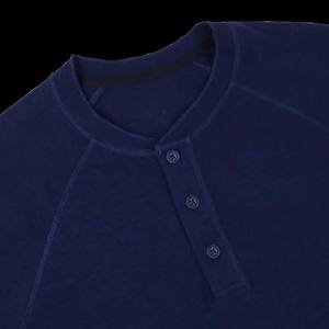 Wholesale High Quality <b>Mens</b> Henley <b>T</b>-<b>shirt</b> Short Sleeve Ex Brand Plain <b>Grandad</b> Neck Tops Casual Summer <b>for</b> <b>Men</b> - Product Image 6