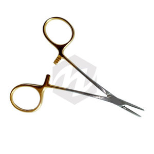 Portaagujas Halsey Premium de 11.5 cm con Mordazas de Carburo de Tungsteno, Instrumentos Médicos de Acero Inoxidable de Grado Quirúrgico para Sutura Dental - Product Image 3