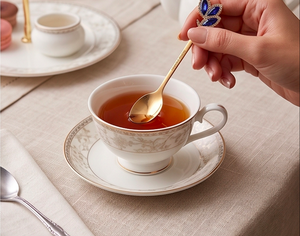 Luxury Leaf Design Handle <b>Coffee</b> And Tea <b>Spoons</b> In Stainless Steel With Elegant Finished Perfect For Hotel And Restaurant Use - Product Image 6