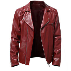 <b>SMART</b> SHINE ENTERPRISES <b>Men</b> Classic Western Genuine Leather Soft Casual Full Zip Regular Fit Winter Quick Dry Breathable Outdoor - Product Image 1