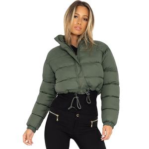 Servicio OEM, Chaqueta Corta Acolchada Informal para Mujer, Venta al por Mayor, Nuevo Estilo de Invierno, Logotipo OEM, Ropa de Invierno, Spandex, Algodón, Manga Larga - Product Image 1