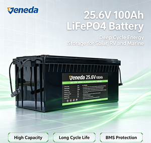 Batterie LiFePO4 24V 100Ah à décharge profonde pour stockage d'énergie solaire, alimentation de secours domestique, camping-car, marine, ESS, UPS - Fabricant OEM ODM - Product Image 1