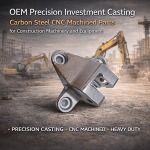 Pièces usinées CNC en aluminium de précision par moulage à la cire perdue OEM, moules de fonderie de précision, certifiées RoHS, conformes ISO 9001:2015 pour la construction - Product Image 2