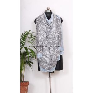 <b>Sarong</b> <b>Beach</b> Coverup Elegant Hand Block Printed Light soft 100% Organic voile Pareo Scarf Sundress Summer Dress <b>Beach</b> - Product Image 4