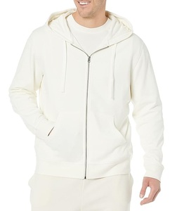 Nouvelle collection, service OEM, sweat à capuche zippé confortable pour homme, 100% coton, manches longues, col en tissu, couleur unie, fabrication au Bangladesh - Product Image 1