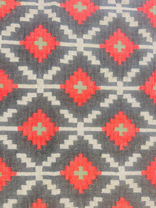Tapis d'intérieur en laine et jute tissé à la main, motif géométrique, style Kilim Bohème Marocain Tribal Sud-ouest, couleur Rouge Charbon Moutarde, pour salon - Product Image 6