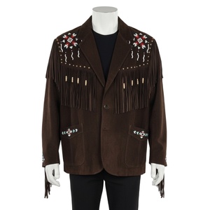 Women Western Style Cowgirl <b>Suede</b> Leather Quality Fringed <b>Jacket</b> Use High Quality Wholesale Leather <b>jackets</b> - Product Image 6