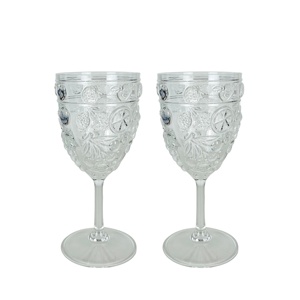 Vaso Highball de plástico transparente con diseño de frutas - Product Image 5