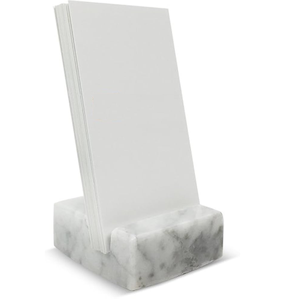 Rectangle Marble Place <b>Card</b> Holder Customized Size Roll Design Brass Lining Design Marble <b>Table</b> Numbers <b>Card</b> Holder - Product Image 6