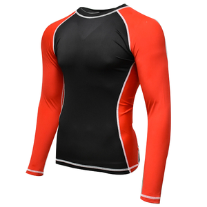 OEM Wholesale Quick Dry Mesh Compression Under <b>Base</b> <b>Layer</b> Tops Polyester Workout Athletic Gym Fitted Long Sleeve Shirts for <b>Men</b> - Product Image 1