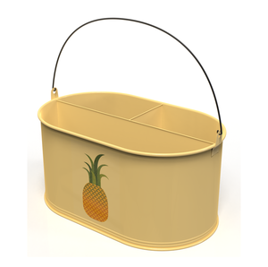 Customized Iron Caddy Basket Organizer with Sectioned Interior <b>for</b> Efficient <b>Storage</b> Management - Product Image 6
