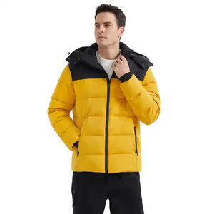 เสื้อแจ็คเก็ตพัฟเฟอร์แบบกำหนดเองสำหรับผู้ชาย แจ็คเก็ตผ้าฝ้ายบุขนเป็ด ระบายอากาศได้ดี แจ็คเก็ตผู้ชายสองสี คุณภาพพรีเมียม สำหรับใช้งานทั่วไป - Product Image 1