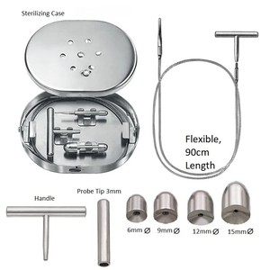 Juego de Extractores de Venas Nabatoff en Acero Inoxidable con Estuche de Esterilización, Instrumentos Quirúrgicos Personalizables para Extracción Vascular - Product Image 3
