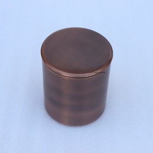 Custom Logo Antique Candle Jars with lid Handmade Copper Candle Container for Making Scented Candles Home Decoration - Product Image 3