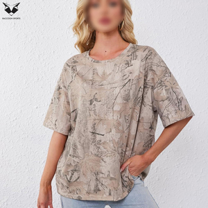 Camiseta de manga corta para mujer, informal, cómoda y elegante, de la mejor calidad, último diseño, camisetas extragrandes - Product Image 5