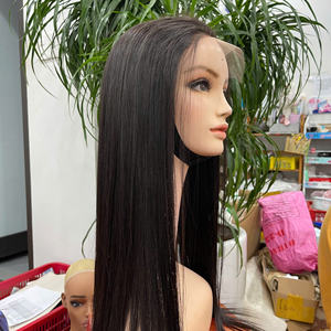 MEJOR VENDIDO - Peluca de Cabello Humano Vietnamita Virgen Liso Natural con Encaje HD, Peluca Completa de Encaje, Calidad Premium, Oferta al por Mayor - Product Image 1