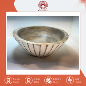 Offre incroyable sur un bol en bois artisanal léger, magnifiquement gravé, de style américain, pour la décoration de la maison, à prix bas - Product Image 5