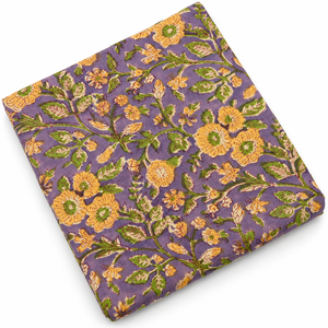 Tela Floral 100% Algodón, Transpirable, Absorbente de Humedad, Resistente a la Encogimiento y a las Arrugas, con Estampado Floral Hecho a Mano - Product Image 6
