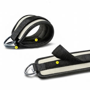 Sangles de cheville réglables en néoprène rembourré pour entraînement musculaire, support de fitness pour machines à câbles - Product Image 3