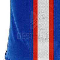 Créez votre propre maillot de foot en gros, 100% polyester, dernier style, meilleur matériau, idéal pour la vente en ligne.