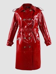Manteaux longs en cuir véritable tendance pour femmes, en peau de mouton, nouvelle collection hiver, vente en gros, mode féminine - Product Image 2