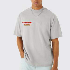 เสื้อยืดคอกลมผู้ชายผ้าโพลีเอสเตอร์ผสมสแปนเด็กซ์ พิมพ์ลายโลโก้โฟม 3 มิติ ยืดได้ 4 ทิศทาง ป้องกันแสงแดด ซับเหงื่อ - Product Image 1