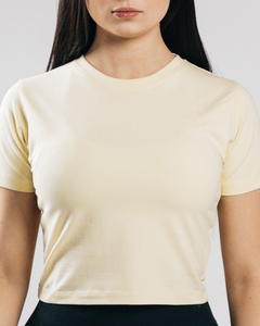 Camisetas Lisas Casuales y Elegantes para Mujer, Tallas Grandes, con Logotipo Bordado, 100% Algodón Orgánico, Venta al Por Mayor - Product Image 4