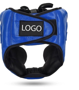 <b>Boxing</b> Gear Genuine Leather Adjustable Steel Fitness Protective Head Guard Safety Helmet Custom Logo RL-HG-75 - Product Image 2