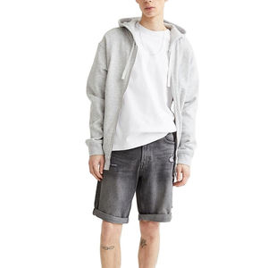 Shorts de Mezclilla Estilo Urbano para Hombre, Tela Elástica Premium, Shorts Casuales de Verano para Looks Modernos Diarios - Product Image 5