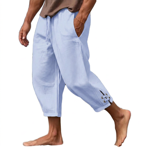 Pantalones Casuales Holgados para Hombre, Diseño Personalizado, de Poliéster, con Cordón Ajustable, Alta Elasticidad, Ecológicos, de Secado Rápido, Transpirables y con Múltiples Bolsillos - Product Image 4