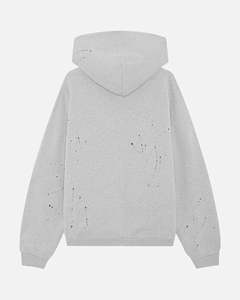 Boxy Slightly Cropped Fit 450gsm Heavyweight 100% Cotton Drop Shoulder <b>Sun</b> Fade Eco-Friendly Winter Hoodie - Product Image 4