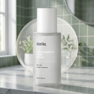 STARLIKE Sérum pour les pores à la niacinamide 21% 50ml |   Sérum minimisant les pores pour les imperfections cutanées, sérum hydratant aux propriétés apaisantes - Product Image 1
