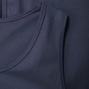 Camiseta sin mangas de verano para hombre con logo personalizado, transpirable, estampada en serigrafía, para correr, deportiva, informal, antiestática, estilo urbano, tejido de punto. - Product Image 6