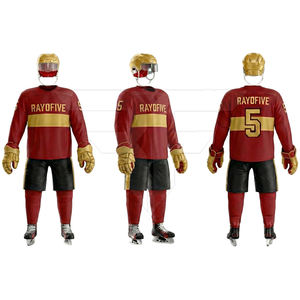 Pantalones de hockey sobre hielo de talla grande, fabricados a medida, para uniforme de hockey sobre hielo, uniforme de hockey personalizado y único. - Product Image 2