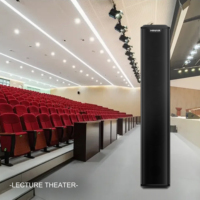 Sistem Suara Aktif CLP304BF 4x3" Column Line Array Speaker untuk Audio Gereja