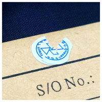 Emballage logo Fil de sécurité Papier Étiquettes fragiles Autocollants coquille d'oeuf