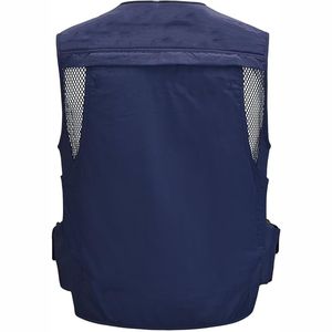 Chaleco de Seguridad Informal de Malla Transpirable con Múltiples Bolsillos y Cierre de un Solo Botón, Precio de Fábrica al por Mayor para Mujer/Hombre - Product Image 6