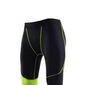 กางเกงเลกกิ้งออกกำลังกายผู้ชายคุณภาพสูงแบบกำหนดเอง เนื้อผ้าคอตตอน/ใยไผ่ ระบายอากาศได้ดี ป้องกันแบคทีเรีย เอวสูงทรงเข้ารูป - Product Image 4