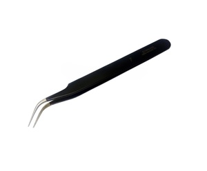 Pince à épiler en acier inoxydable de forme irrégulière, revêtement époxy, n°7 SUNTOOLS/STIPL pour la pose de bijoux, outils de bricolage - Product Image 3