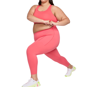 Plus Size Yoga Leggings with High Waist Stretch Fabric <b>Supportive</b> Compression Workout Activewear Gym Training <b>Pants</b> Women - Product Image 2