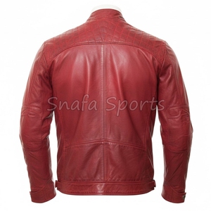 Servicios OEM Chaqueta de cuero para hombre de diseño personalizado de alta calidad, nueva chaqueta de cuero para hombre hecha en Pakistán - Product Image 2