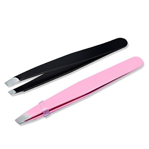 แหนบสแตนเลสปลายเฉียงสำหรับถอนขนคิ้ว ขนตา และกำจัดขน - Product Image 4